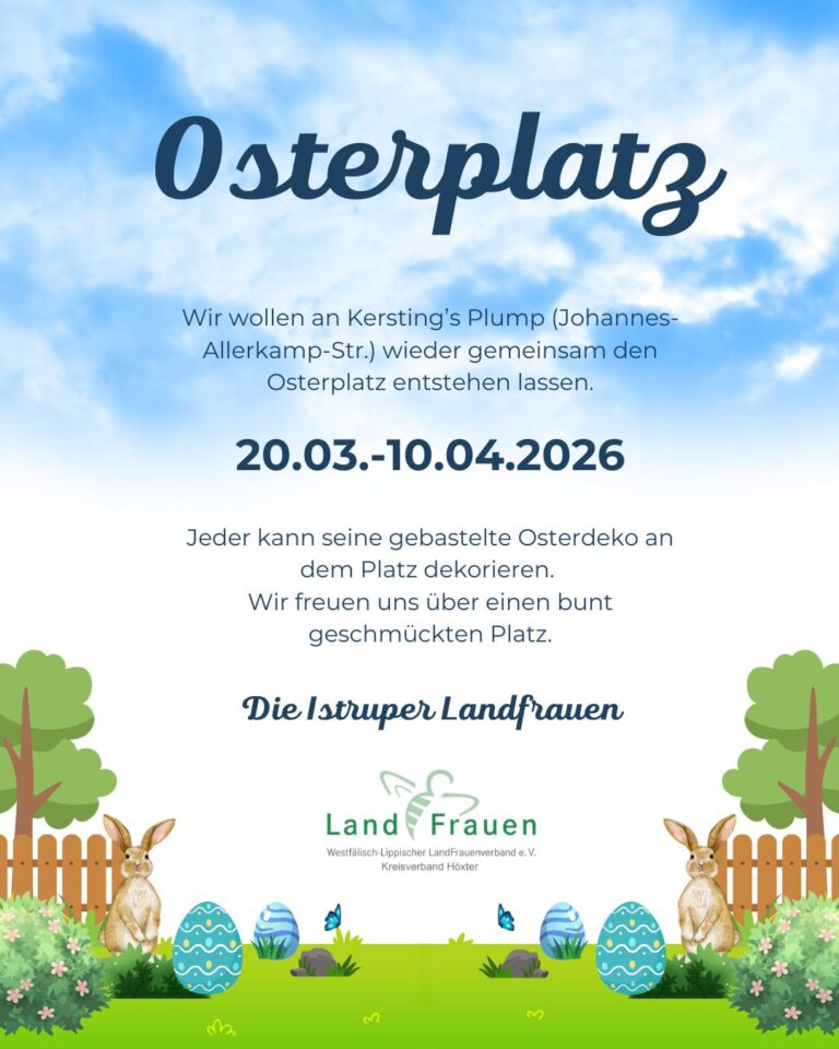 Osterplatz 2026 startet in Kürze!