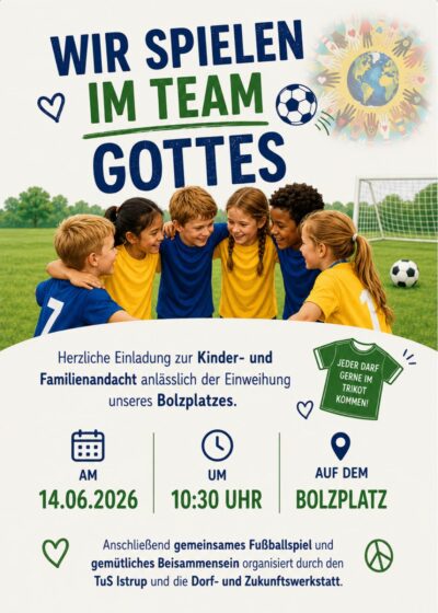Kinder- und Familienandacht am 14.06.2026
